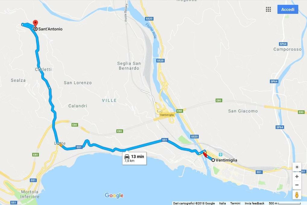 Il Casotto Del Nonno Apartman Ventimiglia Kültér fotó